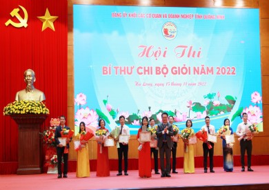 Bệnh viện Đa khoa tỉnh Quảng Ninh xuất sắc giành giải Nhất tại Hội thi Bí thư Chi bộ giỏi năm 2022