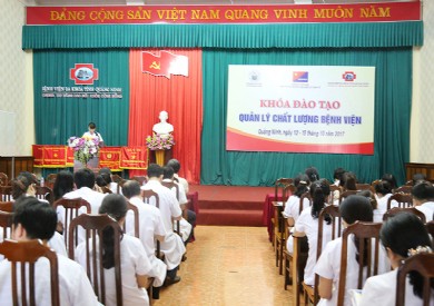 Bệnh viện Đa khoa tỉnh Quảng Ninh tổ chức Chương trình đào tạo Quản lý chất lượng Bệnh viện