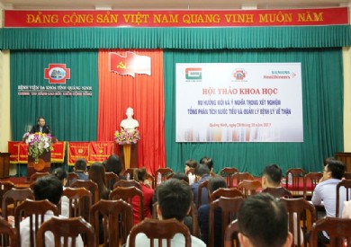 Hội thảo khoa học “Xu hướng mới và ý nghĩa trong xét nghiệm tổng phân tích nước tiểu và ứng dụng lâm sàng