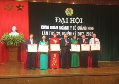 Đại hội Công đoàn ngành Y tế Quảng Ninh lần thứ XV, nhiệm kỳ 2017-2022