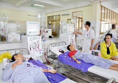 Lọc máu cho bệnh nhân suy thận