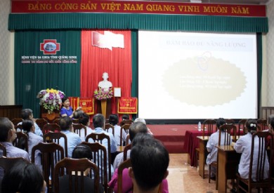 Bệnh viện Đa khoa tỉnh tổ chức tư vấn dinh dưỡng cho bệnh nhân tiểu đường