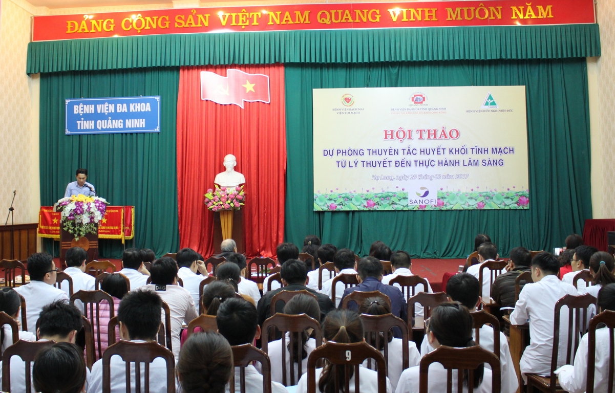 Bệnh viện ĐKTQN tổ chức Hội thảo “Dự phòng thuyên tắc khối tĩnh mạch từ hướng dẫn đến thực hành lâm sàng”