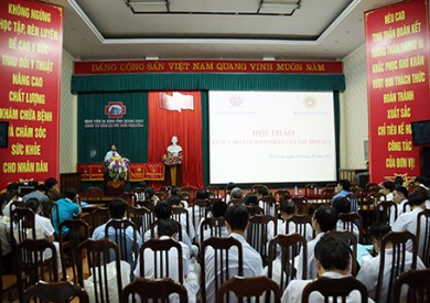 Bệnh viện Đa khoa tỉnh Quảng Ninh tổ chức hội thảo “Sa sút trí tuệ do tuổi già và sau đột quỵ”