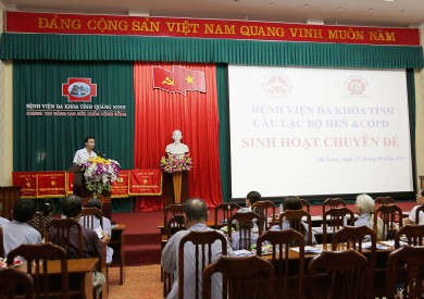 Sinh hoạt chuyên đề Câu lạc bộ Hen & COPD Bệnh viện Đa khoa tỉnh Quảng Ninh