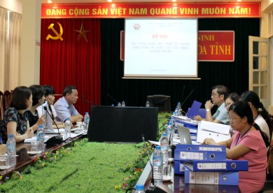 Sở KH&CN làm việc với Bệnh viện ĐK tỉnh về thực hiện nhiệm vụ 