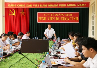Bệnh viện ĐK tỉnh làm việc với Đoàn giám sát thường trực HĐND về các dự án đầu tư từ nguồn ngân sách Nhà nước