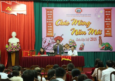 Bệnh viện Đa khoa tỉnh Quảng Ninh tổ chức gặp mặt đầu xuân Mậu Tuất 2018