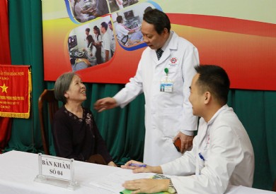 Bệnh viện ĐK tỉnh khám sàng lọc sức khỏe miễn phí cho người cao tuổi