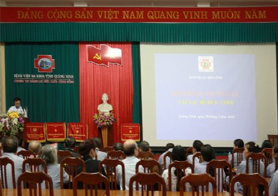 Bệnh viện Đa khoa tỉnh tổ chức sinh hoạt Câu lạc bộ Hen và COPD quý I năm 2018