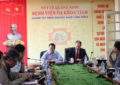 Bệnh viện Đa khoa tỉnh và Công ty AME ký kết bàn giao và nghiệm thu các thiết bị hỗ trợ của Dự án ODA