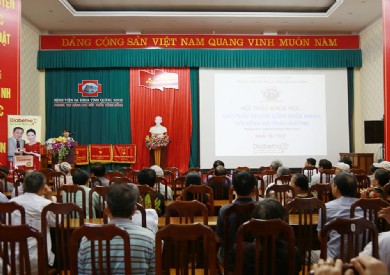 Hội thảo khoa học giải pháp chung sống khỏe mạnh với bệnh đái tháo đường