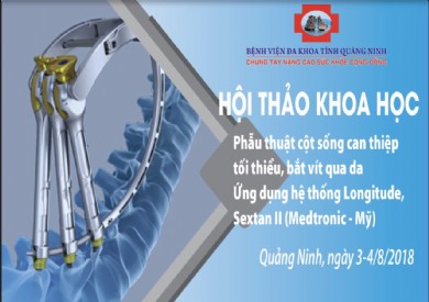 THÔNG BÁO: Hội thảo Phẫu thuật cột sống can thiệp tối thiểu ứng dụng hệ thống Longitude Sextan II