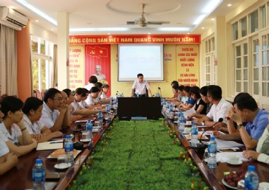 Sở Y tế kiểm tra công tác 6 tháng đầu năm 2018 tại Bệnh viện Đa khoa tỉnh