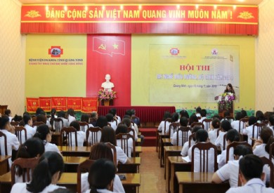 Bệnh viện Đa khoa tỉnh Quảng Ninh tổ chức Hội thi tay nghề điều dưỡng, hộ sinh năm 2019