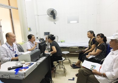 Phòng khám đa khoa số 2 Bệnh viện Đa khoa tỉnh tổ chức khám miễn phí nhân ngày 27/7