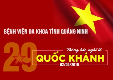 Thông báo lịch nghỉ lễ Quốc khánh 2/9 năm 2019