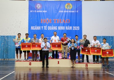 Tổng kết và trao giải Hội thao ngành Y tế Quảng Ninh 2020: Bệnh viện Đa khoa tỉnh đạt giải Nhất toàn đoàn