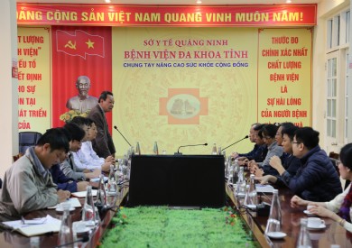 Bệnh viện Đa khoa tỉnh Ninh Thuận đến tham quan và trao đổi kinh nghiệm tại Bệnh viện Đa khoa tỉnh Quảng Ninh