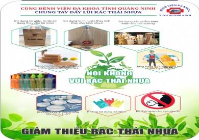 Giảm thiểu rác thải nhựa tại Bệnh viện Đa khoa tỉnh