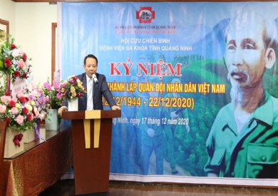 Gặp mặt Hội cựu chiến binh Bệnh viện Đa khoa tỉnh: Kỷ niệm 76 năm ngày thành lập Quân đội nhân dân Việt Nam
