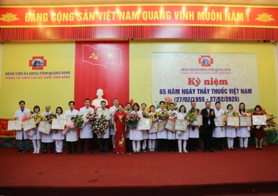Bệnh viện Đa khoa tỉnh Quảng Ninh tổ chức kỷ niệm 65 năm ngày Thầy thuốc Việt Nam 27/2