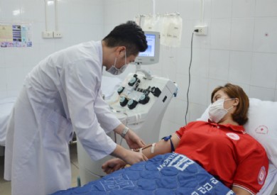 Đảm bảo tiếp nhận, cung cấp máu an toàn trong mùa dịch