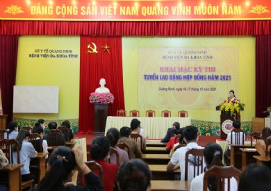 Bệnh viện Đa khoa tỉnh Quảng Ninh tổ chức Kỳ thi tuyển lao động hợp đồng năm 2021