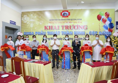 Bệnh viện Đa khoa tỉnh Quảng Ninh khai trương khoa Phẫu thuật Thần kinh – Cột sống