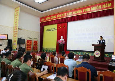 Sở Y tế tổ chức khóa đào tạo giảng viên quản lý chăm sóc và điều trị người nhiễm Covid-19 tại nhà, nơi lưu trú
