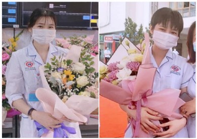 Nữ điều dưỡng trẻ Bệnh viện Đa khoa tỉnh cắt tóc xung phong trở về quê hương chống dịch