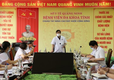 Đoàn công tác Bộ Y tế kiểm tra công tác phòng, chống dịch Covid-19 tại Bệnh viện Đa khoa tỉnh Quảng Ninh