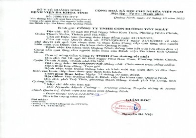 Thông báo kết quả lựa chọn đơn vị của Bệnh viện Đa khoa tỉnh Quảng Ninh (3580)