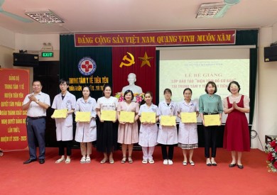 Tổng kết lớp đào tạo điện tâm đồ cơ bản tại Trung tâm y tế Tiên Yên năm 2022