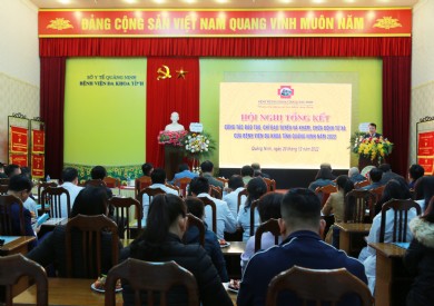 Hội nghị Tổng kết công tác đào tạo, chỉ đạo tuyến và khám chữa bệnh từ xa Bệnh viện Đa khoa tỉnh Quảng Ninh năm 2022