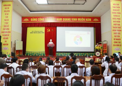 Bệnh viện Đa khoa tỉnh tổ chức tập huấn 5S năm 2022 cho cán bộ, nhân viên y tế