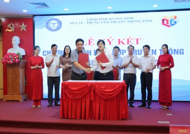Sở Y tế Quảng Ninh và Trung tâm Truyền thông tỉnh ký kết hợp tác truyền thông năm 2022