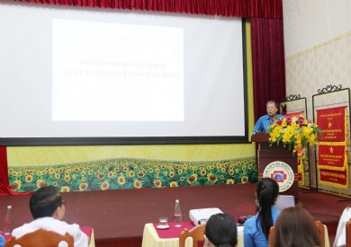 Bệnh viện Đa khoa tỉnh Quảng Ninh tổ chức huấn luyện an toàn, vệ sinh lao động năm 2022