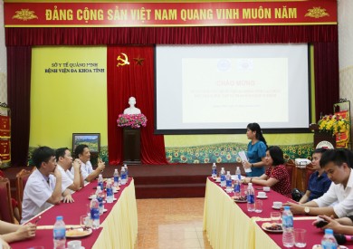 Tiếp đoàn Bệnh viện Đa khoa tỉnh Lai Châu đến học tập, trao đổi kinh nghiệm