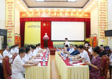 Trường Đại học Y Dược Hải Phòng khảo sát cơ sở đào tạo thực hành tại Bệnh viện Đa khoa tỉnh Quảng Ninh
