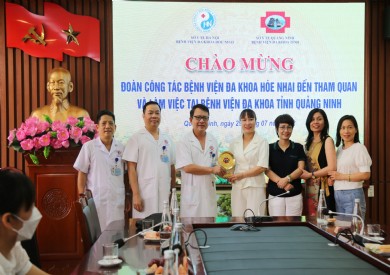 Tiếp đoàn Bệnh viện Đa khoa Hòe Nhai đến học tập và trao đổi kinh nghiệm