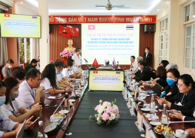 Bệnh viện Đa khoa tỉnh Quảng Ninh tiếp đoàn Ủy ban Y tế, Thượng viện Thái Lan