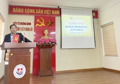 Bệnh viện Đa khoa tỉnh Quảng Ninh khai giảng lớp đào tạo điện tâm đồ cơ bản tại TTYT Móng Cái