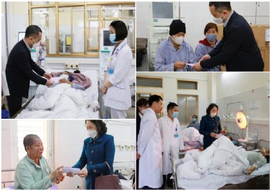 Trao quà Tết ấm áp cho người bệnh khó khăn, mắc bệnh hiểm nghèo nhân dịp năm mới Quý Mão 2023