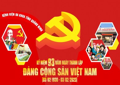 Chào mừng kỷ niệm 93 năm ngày thành lập Đảng Cộng sản Việt Nam (3/2/1930 – 3/2/2023): BỆNH VIỆN ĐA KHOA TỈNH VỮNG BƯỚC DƯỚI LÁ CỜ VẺ VANG CỦA ĐẢNG