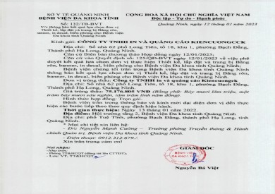 Thông báo kết quả lựa chọn đơn vị (132)