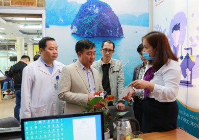 Tiếp đoàn Bệnh viện Đa khoa Trung ương Quảng Nam đến giao lưu học tập kinh nghiệm về Bệnh án điện tử