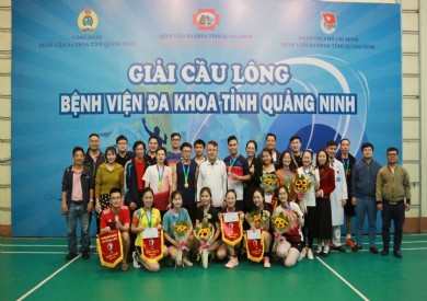 Bệnh viện Đa khoa tỉnh Quảng Ninh tổ chức Giải cầu lông năm 2023 và ra mắt Câu lạc bộ Cầu lông