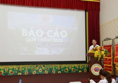 Bệnh viện Đa khoa tỉnh Quảng Ninh tổ chức Hội nghị Sơ kết hoạt động Quý I năm 2023
