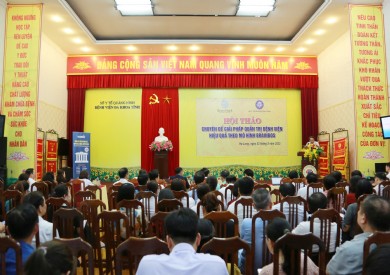 Bệnh viện Đa khoa tỉnh tham gia hội thảo giải pháp quản trị bệnh viện hiệu quả theo mô hình BrainBOS